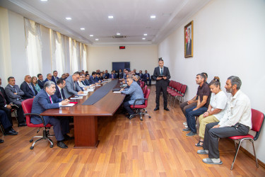 13.08.2026-cı il tarixində Rüstəm Xəlilov  növbəti fərdi qəbul keçirdi.