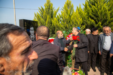 Antiterror əməliyyatı nəticəsində şəhid olan leytenant Bayramov Davud Şamil oğlunun 40 mərasimi keçirildi.
