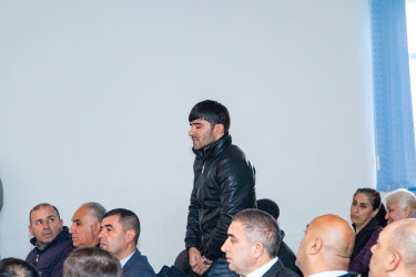 Rüstəm Xəlilov şəhər sakinləri ilə növbəti səyyar qəbul keçirdi.