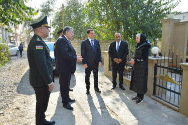 RİH başçısı tərəfindən 8 Noyabr – şanlı Zəfər Gününün beşinci ildönümü ərəfəsində şəhid ailələrini ziyarət bugün də davam etdirilir.
