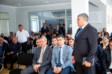 Salyanda Qızılağac kəndinin sakinləri ilə görüş.