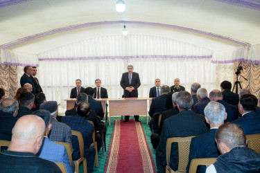 Salyan Rayon İcra Hakimiyyətinin başçısı Rüstəm Xəlilov İkinci Varlı kəndində qəbul keçirdi.