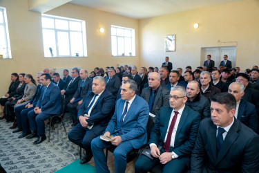 Rüstəm Xəlilov Quyçu kənd sakinləri ilə görüşdü.