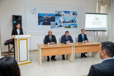 “27 sentyabr - Anım Günü”nün beşinci ildönümü ilə əlaqədar “Şəhidlik Zirvəsi: Milli Kimlik və Tarixi Yaddaş” mövzusunda tədbir keçirilib.