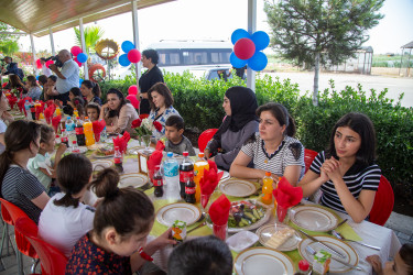 Salyan RİH-nin təşkilatçılığı ilə “1 İyun - Uşaqların Beynəlxalq Müdafiəsi Günü” münasibətilə şəhid və qazi övladları üçün bayram şənliyi təşkil edilib.