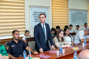 “Narkomaniya təhlükəsi barədə” layihəsi çərçivəsində  dəyirmi masa keçirilmişdir.