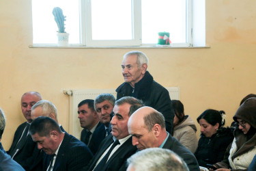 Rüstəm Xəlilov Quyçu kənd sakinləri ilə görüşdü.