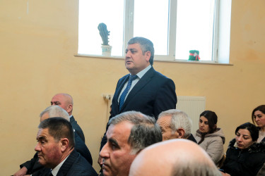 Rüstəm Xəlilov Quyçu kənd sakinləri ilə görüşdü.