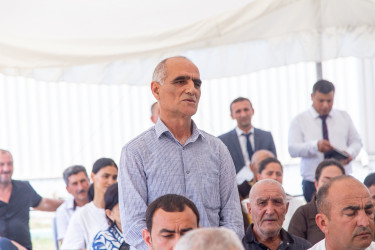 Salyanda növbəti səyyar qəbul Xocalı  kəndində keçirildi.