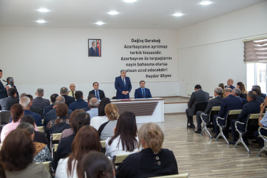 Salyanda növbəti səyyar qəbul Arbatan kəndində keçirildi.