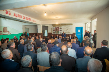 Rüstəm Xəlilov növbəti səyyar qəbulu Xələc kəndində keçirdi.