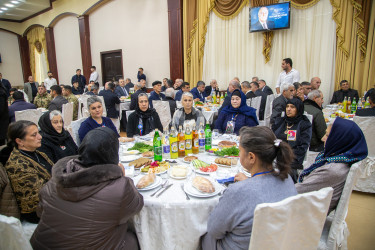 Salyanda Ümummilli Lider Heydər Əliyevin vəfatının 21-ci ildönümü ilə əlaqədar ehsan mərasimi təşkil olunub.