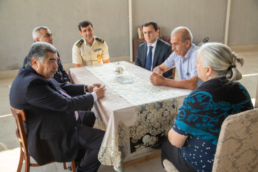 Salyan rayonunda “Anım günü” ərəfəsində RİH başçısı tərəfindən şəhid ailələrini ziyarət davam etdirilir.