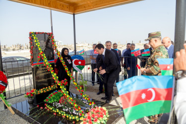 Vətən müharibəsində şəhid olmuş gizir Əmrah Firavan oğlu Həmidovun ildönümü münasibətilə məzarı ziyarət olunmuşdur.