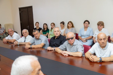 Həkim-nevropatoloq, “Tərəqqi” medallı Axundov Əlixeybər Əliqulu oğlunun anadan olmasının 75 illiyi münasibətilə tədbir keçirilmişdir.