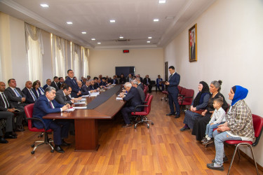 21.05.2026-cı il tarixində Rüstəm Xəlilov  növbəti fərdi qəbul keçirtdi.