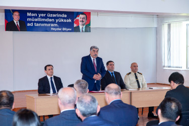 Salyanda vətəndaşlarla növbəti səyyar görüş  şəhər 7 saylı məktəb-liseydə keçirildi.