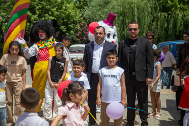 “1 iyun-Uşaqların Beynəlxalq Müdafiəsi Günü” münasibəti ilə “Hacıoğlu” ictimai iaşə obyektində şəhid övladları üçün bayram şənliyi keçirilmişdir.