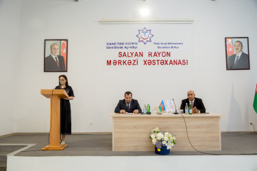 Salyanda tibb işçilərinin peşə bayramı  qeyd olundu.