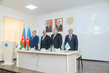 Salyanda Yeni Azərbaycan Partiyasının yaradılmasının 33-cü ildönümü münasibətilə konfrans keçirilib.