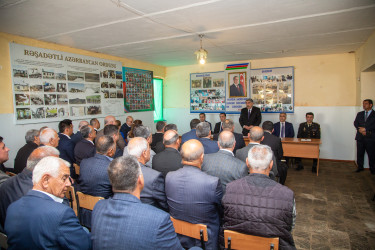 Salyan RİH başçısı Rüstəm Xəlilovun  səyyar görüşləri davam edir.
