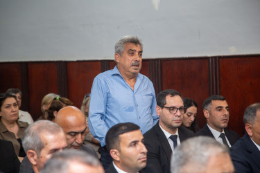 Rüstəm Xəlilov Mədəniyyət Mərkəzində səyyar qəbul keçirib.