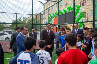 Salyanda yeni idman zonası istifadəyə verilib.