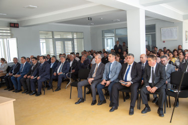 Salyanda Qızılağac kəndinin sakinləri ilə görüş.