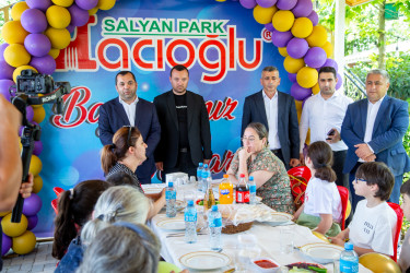 “1 iyun-Uşaqların Beynəlxalq Müdafiəsi Günü” münasibəti ilə “Hacıoğlu” ictimai iaşə obyektində şəhid övladları üçün bayram şənliyi keçirilmişdir.