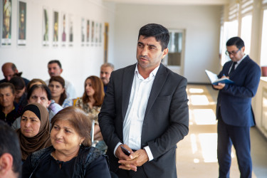 Salyanda Qızılağac kəndinin sakinləri ilə görüş.