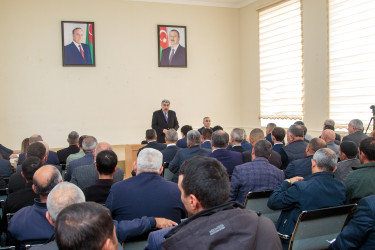 Salyanda növbəti səyyar qəbul Sarvan  kəndində keçirildi.