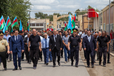 Birinci Qarabağ müharibəsində şəhid olmuş hərbi qulluqçu Yarıyev Qənbər Teymur oğlu torpağa tapşırıldı.