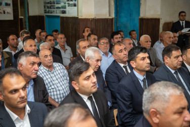 Salyan rayonunun Xələc kəndində növbəti  səyyar qəbul keçirildi.