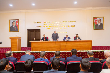 Salyanda “Pambıqçılıqda mövcud vəziyyət və məhsul yığımına hazırlıq, taxıl əkinin başlanması ilə bağlı problemlər və qarşıda duran vəzifələr” mövzusunda müşavirə keçirilib.