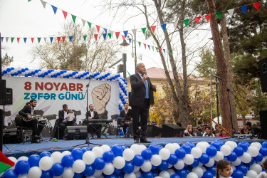 Salyanda “8 Noyabr - Zəfər Günü” böyük  coşqu ilə qeyd olundu.