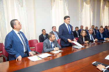Kənd təsərrüfatına dair statistik məlumatların Dövlət Statistika Komitəsinin elektron informasiya sisteminə daxil edilməsinin təmin olunması məqsədilə görüş keçirilmişdir.
