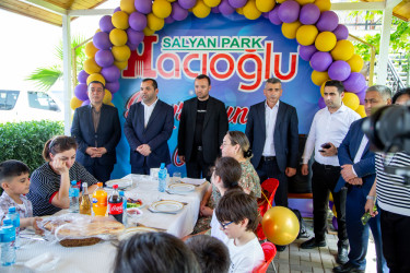 “1 iyun-Uşaqların Beynəlxalq Müdafiəsi Günü” münasibəti ilə “Hacıoğlu” ictimai iaşə obyektində şəhid övladları üçün bayram şənliyi keçirilmişdir.