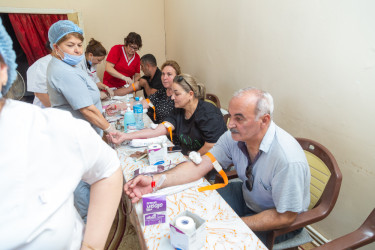 Aşura günü ilə əlaqədar Salyan şəhər “Hacı Tağı” məscidində könüllü qanvermə  aksiyası təşkil edilmişdir.