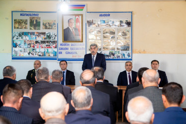 07 aprel 2026-cı il tarixində Salyan Rayon İcra Hakimiyyətinin başçısı Rüstəm Xəlilovun Parça-Xələc kəndinin sakinləri ilə səyyar qəbulu keçirilib.