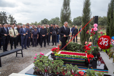 Aslan Əvəz oğlu İsmayılovun şəhadətinin ildönümü münasibətilə məzarı ziyarət olunmuşdur.