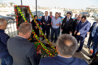 Vətən müharibəsində şəhid olmuş gizir Əmrah Firavan oğlu Həmidovun ildönümü münasibətilə məzarı ziyarət olunmuşdur.