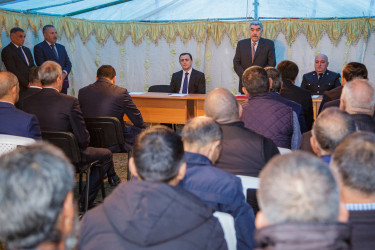 Salyanda səyyar qəbul Yuxarı Noxudlu kəndində keçirildi.