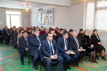 Salyanda səyyar qəbul Gəncəli  kəndində keçirildi.