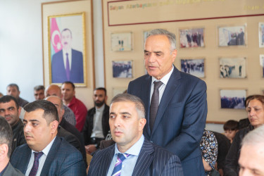 Rüstəm Xəlilov növbəti  səyyar qəbul keçirdi.