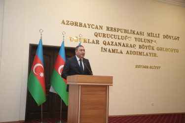 Salyanda Azərbaycan xalqının Ümummilli Lideri Heydər Əliyevin anadan olmasının 103-cü ildönümü münasibətilə tədbir keçirilib.