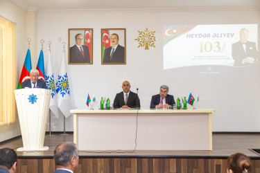 Salyanda “Bir xalqın taleyini dəyişən ömür: Heydər Əliyev – qəlblərdə yaşayan lider” mövzusunda tədbir keçirilib.
