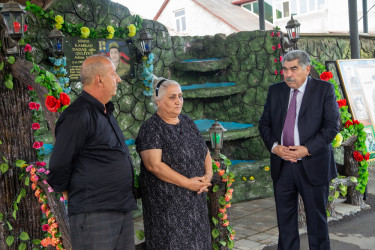 Salyan rayonunda “Anım günü” ərəfəsində RİH başçısı tərəfindən şəhid ailələrini ziyarət davam etdirilir.