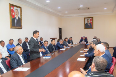 Salyanda "Azərbaycan Respublikasında aqrar sahənin inkişafına dair 2026−2030-cu illər üçün Dövlət Proqramın"nın icrasına həsr olunmuş iclas keçirilib.