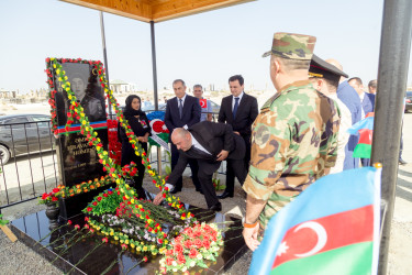 Vətən müharibəsində şəhid olmuş gizir Əmrah Firavan oğlu Həmidovun ildönümü münasibətilə məzarı ziyarət olunmuşdur.