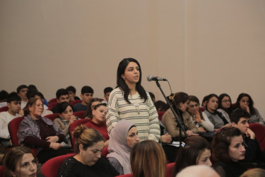 Salyanda "Dinlə, məlumatlı ol, gələcəyinə sahib çıx" mövzusunda maarifləndirici tədbir keçirilib.